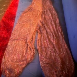 AFRM Paisley Print Jumpsuit in Purple and Pink